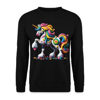 Briques de maître constructeur expert - Sweat-shirt Unisexe - noir - Devant - Alina (178cm) & Michal (187cm)