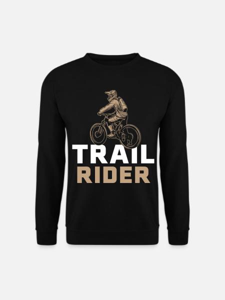 Trail Rider Mountainbike MTB Downhill - Unisex Pullover - Schwarz
