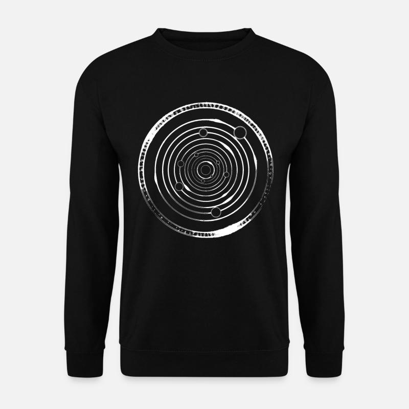 Runen Kreise Archeologie - Unisex Pullover - Schwarz