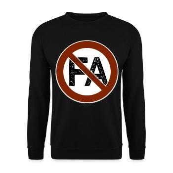 antifa italy italien - Unisex Pullover - Schwarz - Vorne - Alina (178cm) & Michal (187cm)