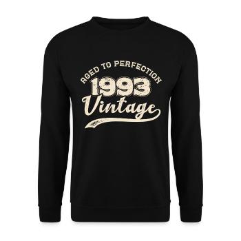 BC 1993 Vieilli à la perfection - Sweat-shirt Unisexe - noir - Devant - Alina (178cm) & Michal (187cm)