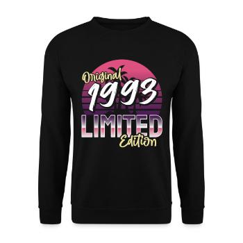 SW 1993 édition originale limitée - Sweat-shirt Unisexe - noir - Devant - Alina (178cm) & Michal (187cm)