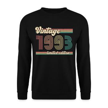 ST 1993 Vintage édition limitée - Sweat-shirt Unisexe - noir - Devant - Alina (178cm) & Michal (187cm)