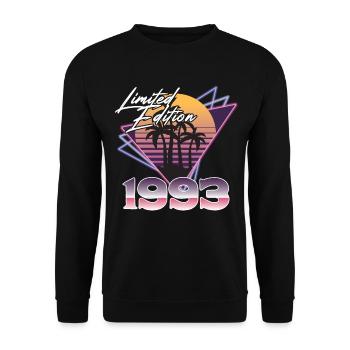SW 1993 triangles édition limitée - Sweat-shirt Unisexe - noir - Devant - Alina (178cm) & Michal (187cm)