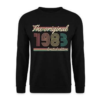 ST 1983 L’édition limitée originale - Sweat-shirt Unisexe - noir - Devant - Alina (178cm) & Michal (187cm)