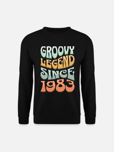 Groovy legend since 1983 - Unisex Sweatshirt - black