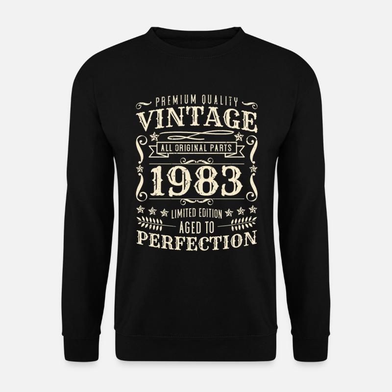 Millésime 1983 de qualité supérieure - Sweat-shirt Unisexe - noir