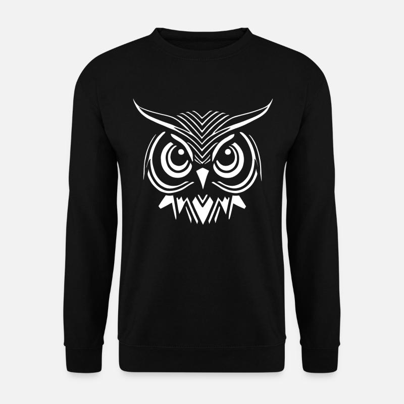 Owl Owls - Unisex Sweatshirt - black