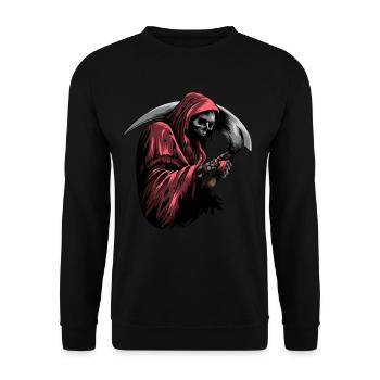 une morte - Sweat-shirt Unisexe - noir - Devant - Alina (178cm) & Michal (187cm)