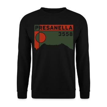 Cima Presanella Ascent Mountain High Tour Glacier - Sweat-shirt Unisexe - noir - Devant - Alina (178cm) & Michal (187cm)