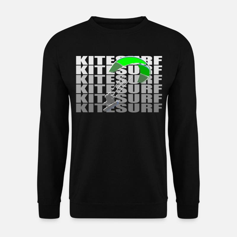 Kitesurf - Unisex Pullover - Schwarz