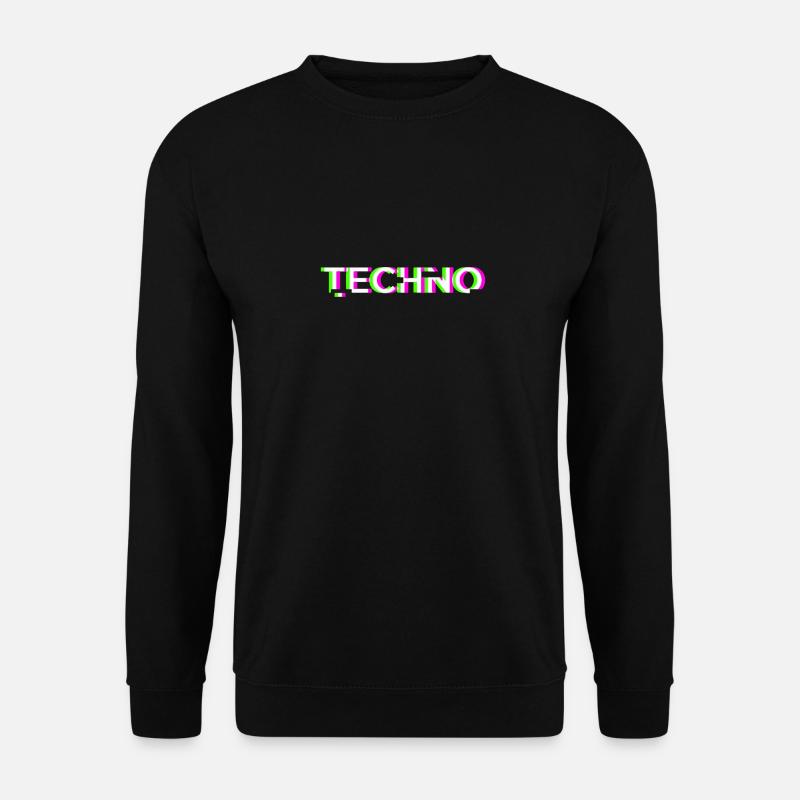 techno - Sweat-shirt Unisexe - noir