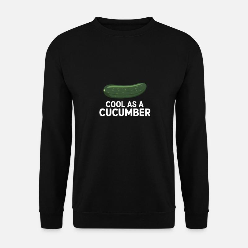 Cool as a cucumber - Unisex Sweatshirt - black