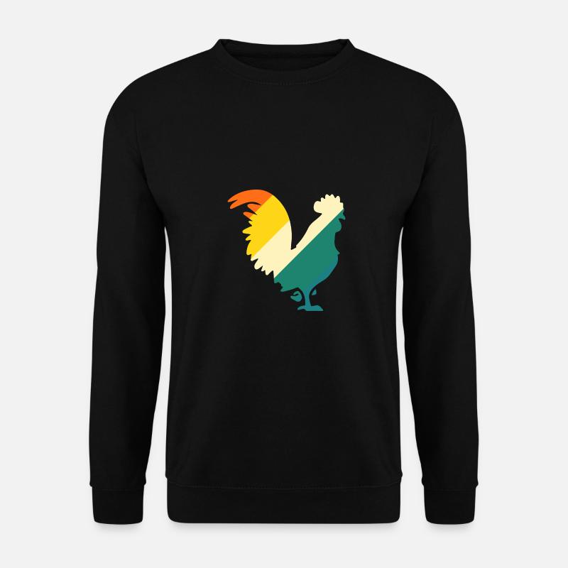 Poulet Coq - Sweat-shirt Unisexe - noir