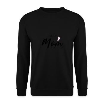 Best mom in the world meilleure maman du monde - Sweat-shirt Unisexe - noir - Devant - Alina (178cm) & Michal (187cm)