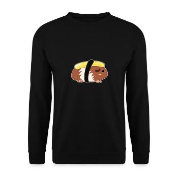 meerschweinchen tamago sushi nigiri - Unisex Pullover - Schwarz - Vorne - Alina (178cm) & Michal (187cm)
