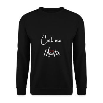 Master 2023 Graduation Graduation Uni - Unisex Sweatshirt - black - Front - Alina (178cm) & Michal (187cm)