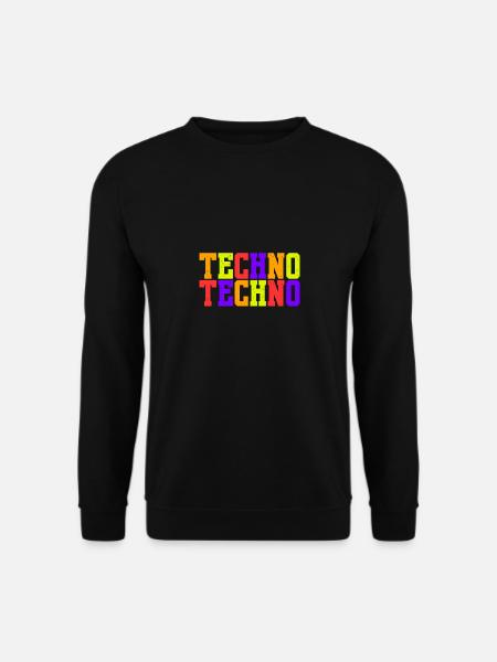 Techno Vibes - Unisex Pullover - Schwarz