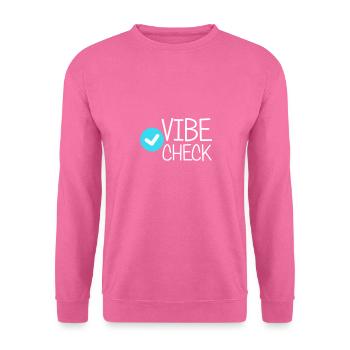Vibe-Check - Unisex Pullover - Pink - Vorne