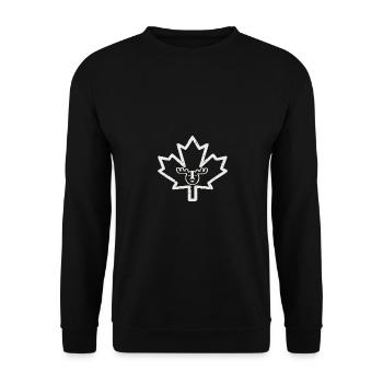 Welcome to Canada - Unisex Pullover - Schwarz - Vorne - Alina (178cm) & Michal (187cm)