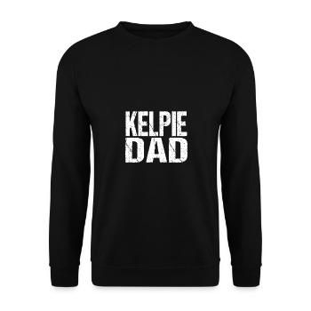 PAPA KELPIE - Sweat-shirt Unisexe - noir - Devant - Alina (178cm) & Michal (187cm)
