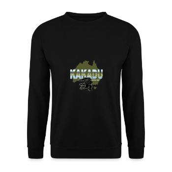 Kakadu National Park - Unisex Sweatshirt - black - Front - Alina (178cm) & Michal (187cm)