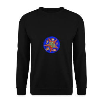 GREAT BARRIER REEF - Unisex Pullover - Schwarz - Vorne - Alina (178cm) & Michal (187cm)