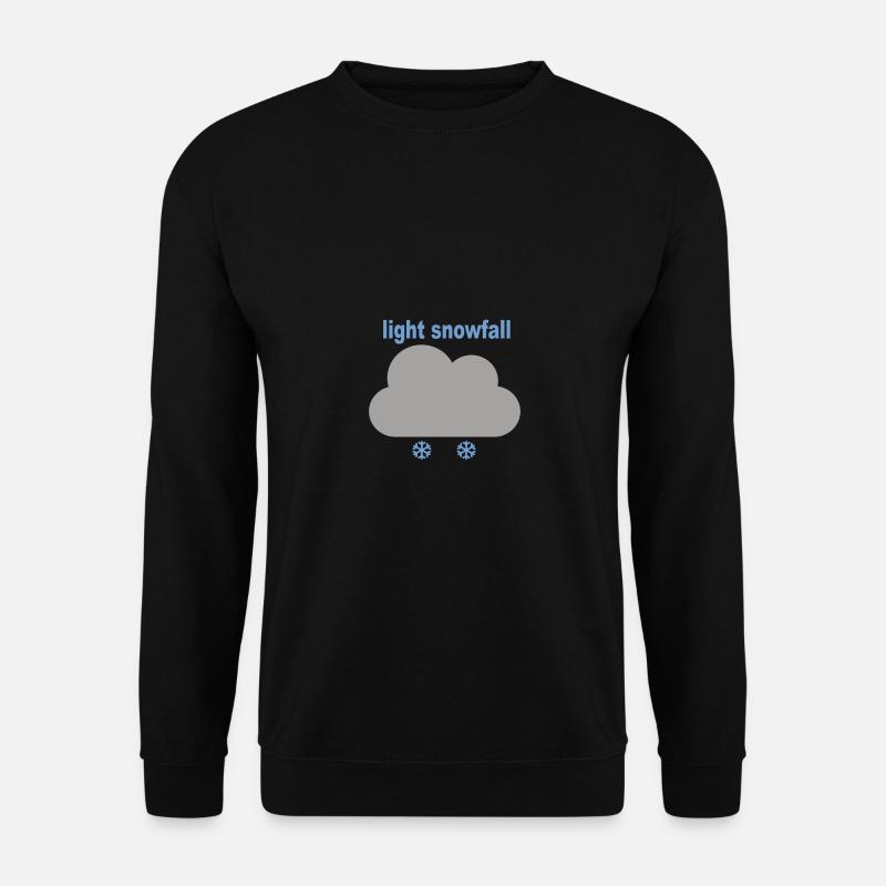 light snowfall - Unisex Pullover - Schwarz
