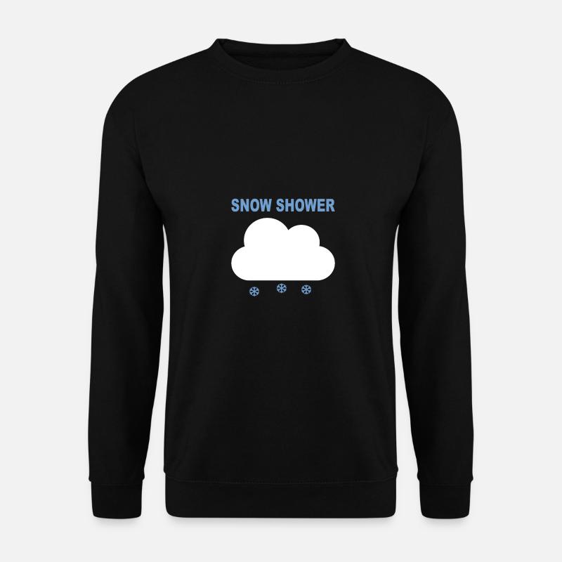 SNOW SHOWER - Unisex Sweatshirt - black