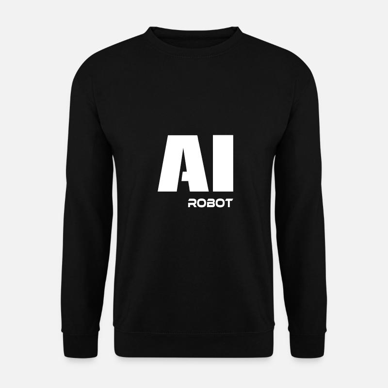 AI robot - Unisex Sweatshirt - black