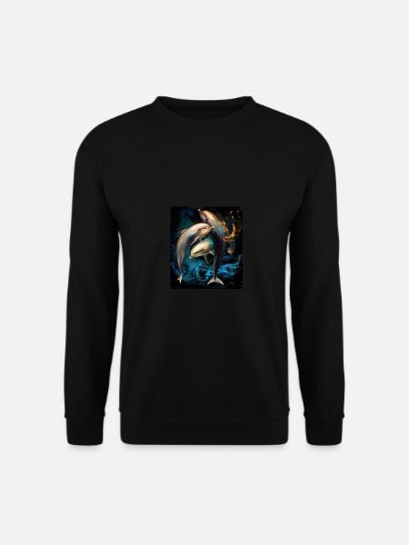 Dolphin Flag - Unisex Sweatshirt - black
