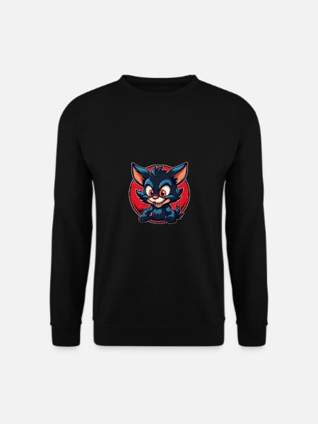 Super mignon tasmanian Devil style rétro - Sweat-shirt Unisexe - noir