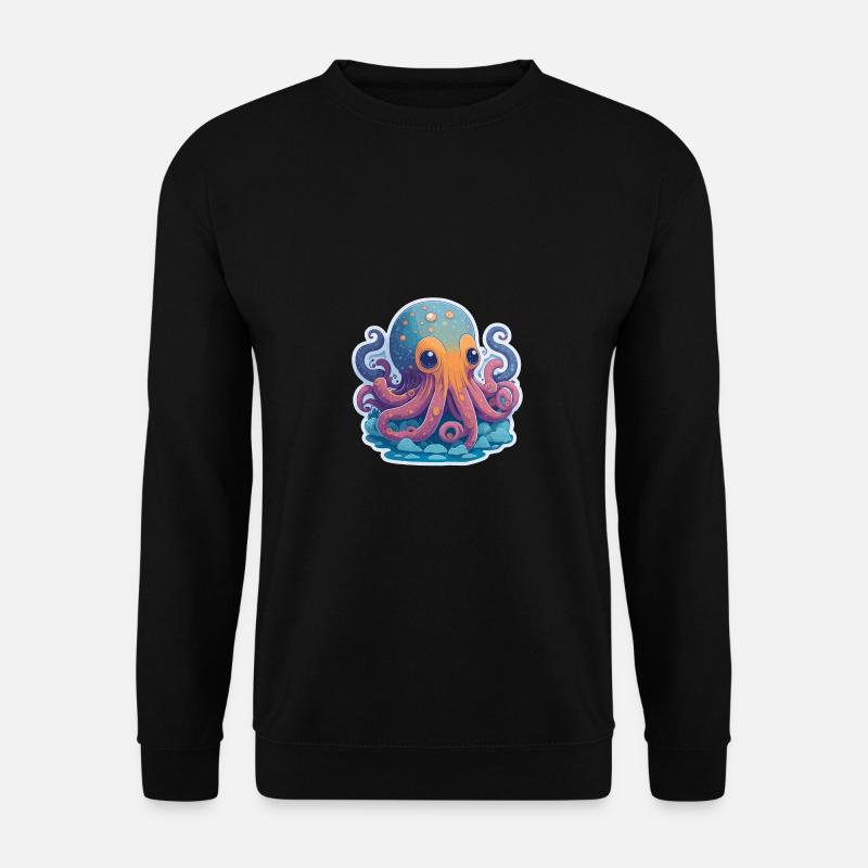 Octopus - Unisex Sweatshirt - black