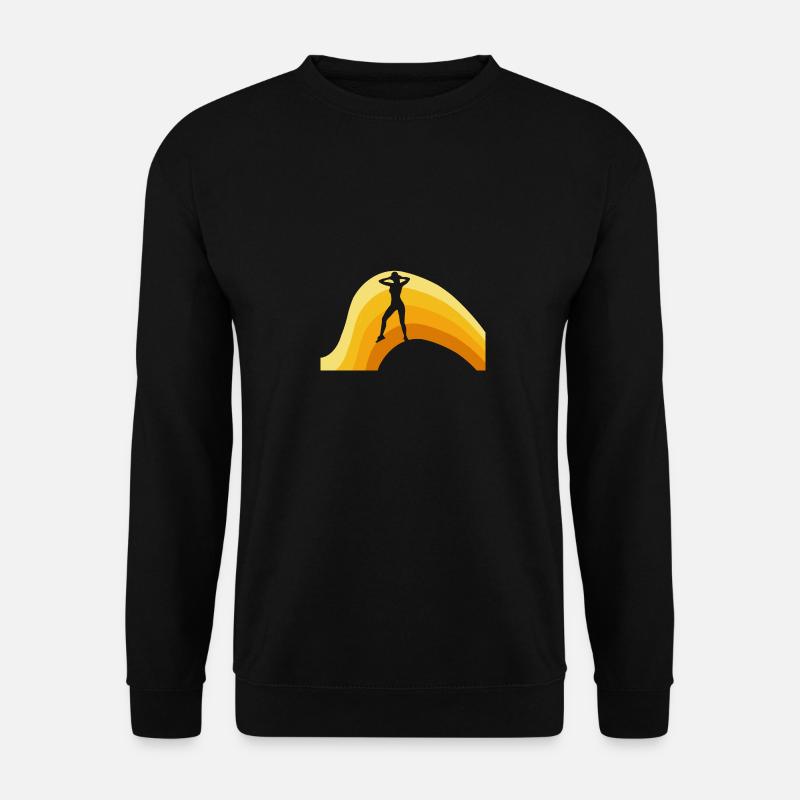 Cardio Übung - Unisex Pullover - Schwarz
