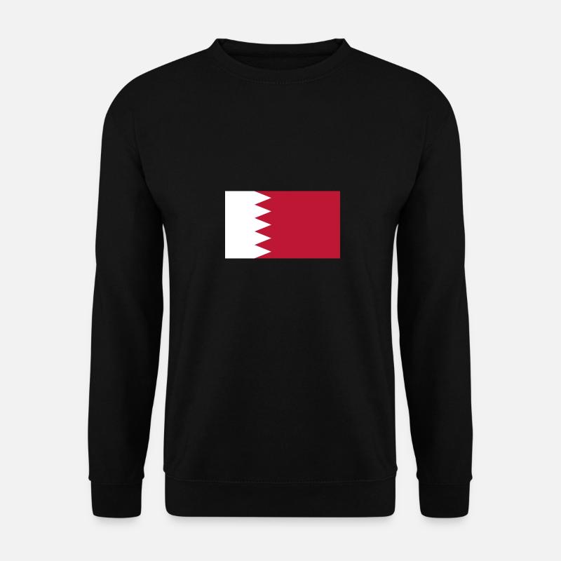 Katar Flagg Katar Flage - Unisex Pullover - Schwarz