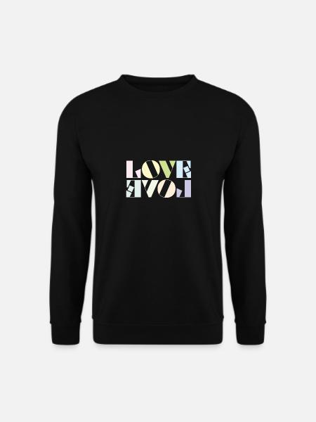 LOVE - Unisex Pullover - Schwarz