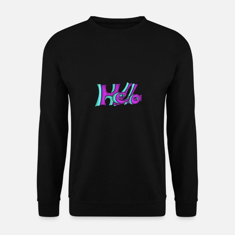 Graffiti style Hello! - Unisex Sweatshirt - black