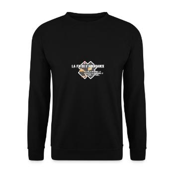 Abondance ou Beaufort - Sweat-shirt Unisexe - noir - Devant - Alina (178cm) & Michal (187cm)