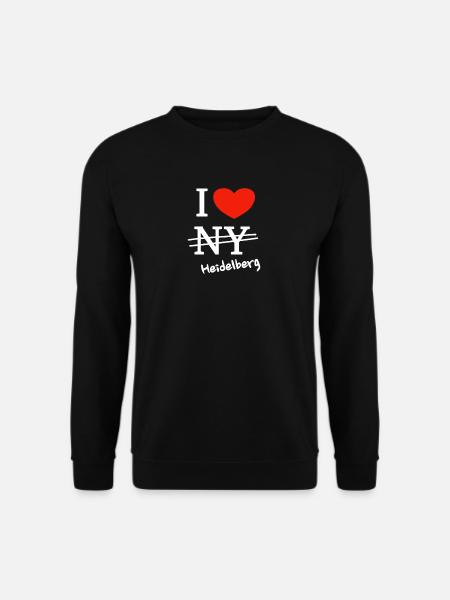 Ich liebe Heidelberg - I love Heidelberg - Unisex Pullover - Schwarz