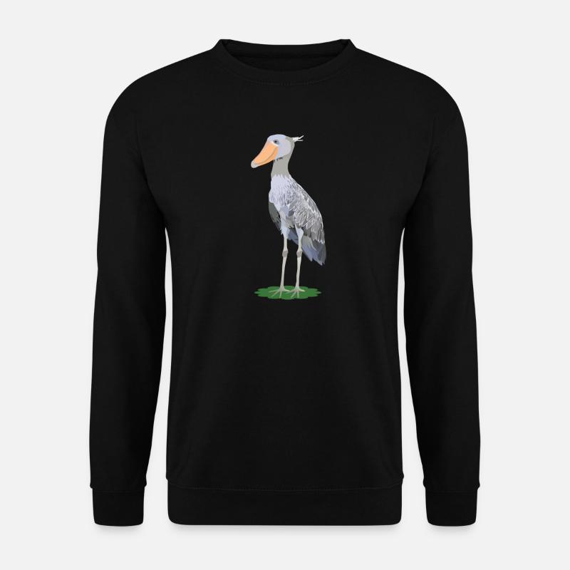 Steffen, Schuhschnabel - Unisex Pullover - Schwarz