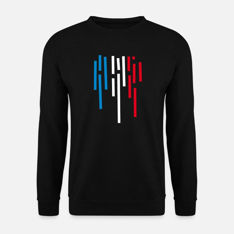 Frankreich Flagge - Unisex Pullover - Schwarz