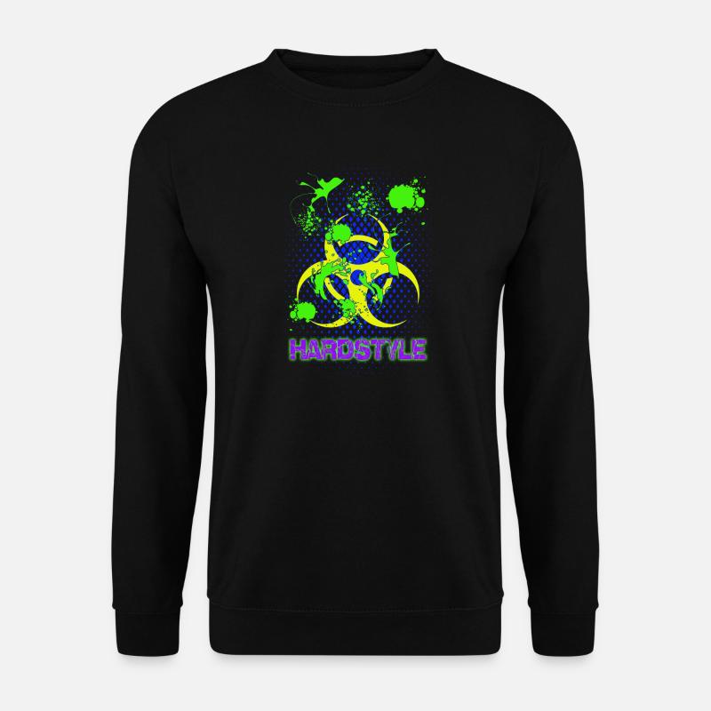 Splash Hardstyle Techno Trance House - Unisex Pullover - Schwarz