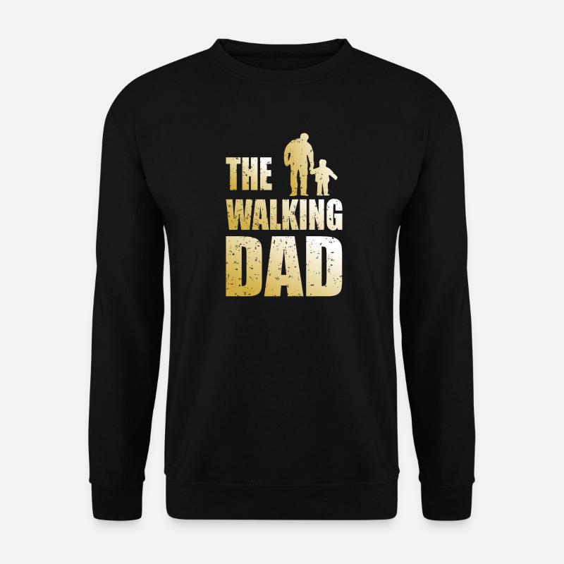 Der wandelnde Vater - Unisex Pullover - Schwarz
