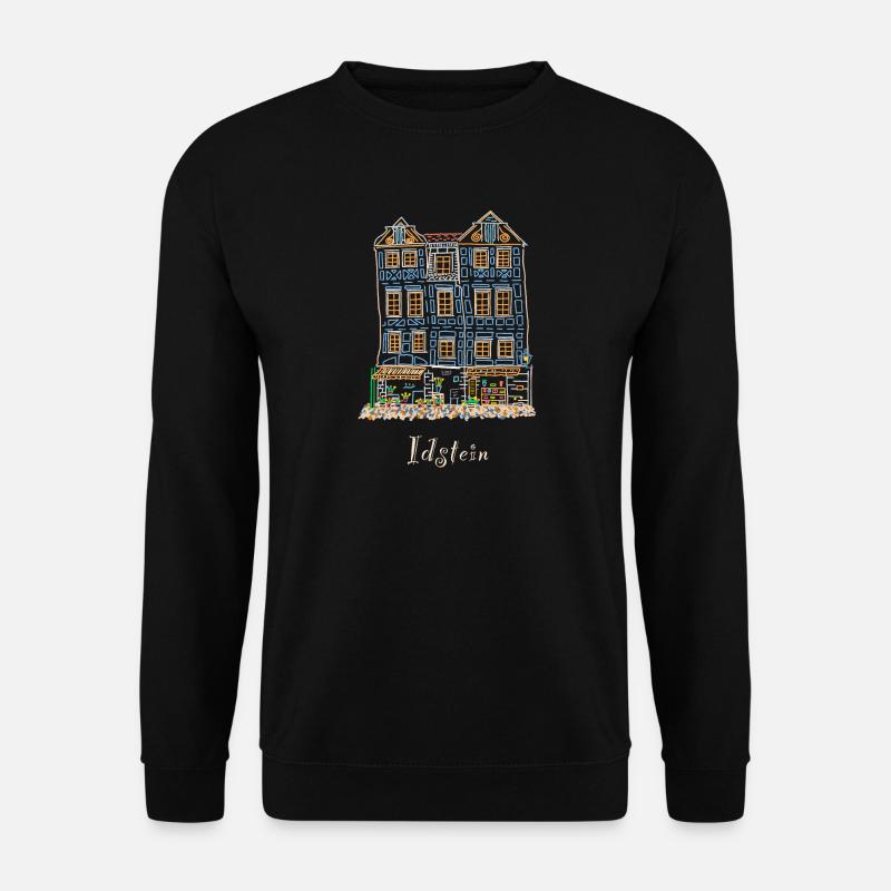 Idstein, Leaning House, Taunus Hesse, Germany - Unisex Sweatshirt - black