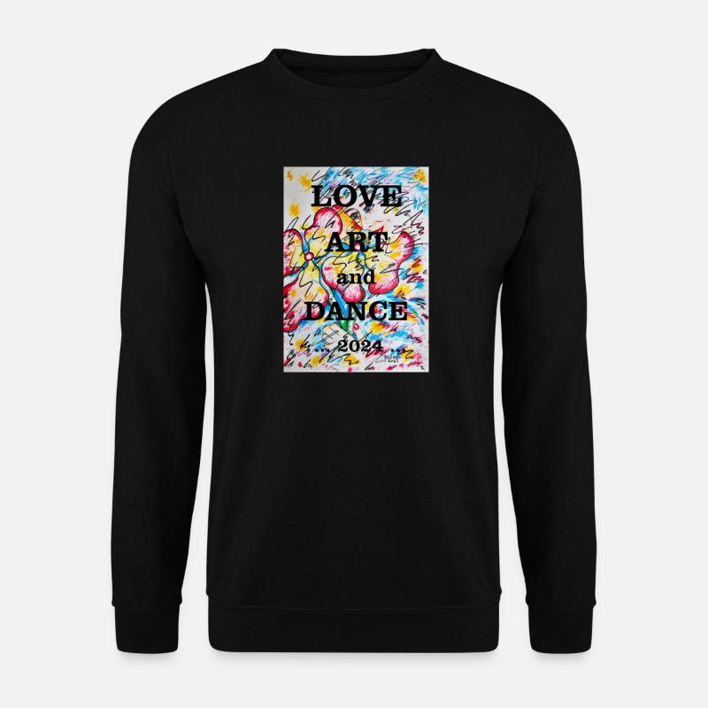 Blumenmädchen - Unisex Pullover - Schwarz