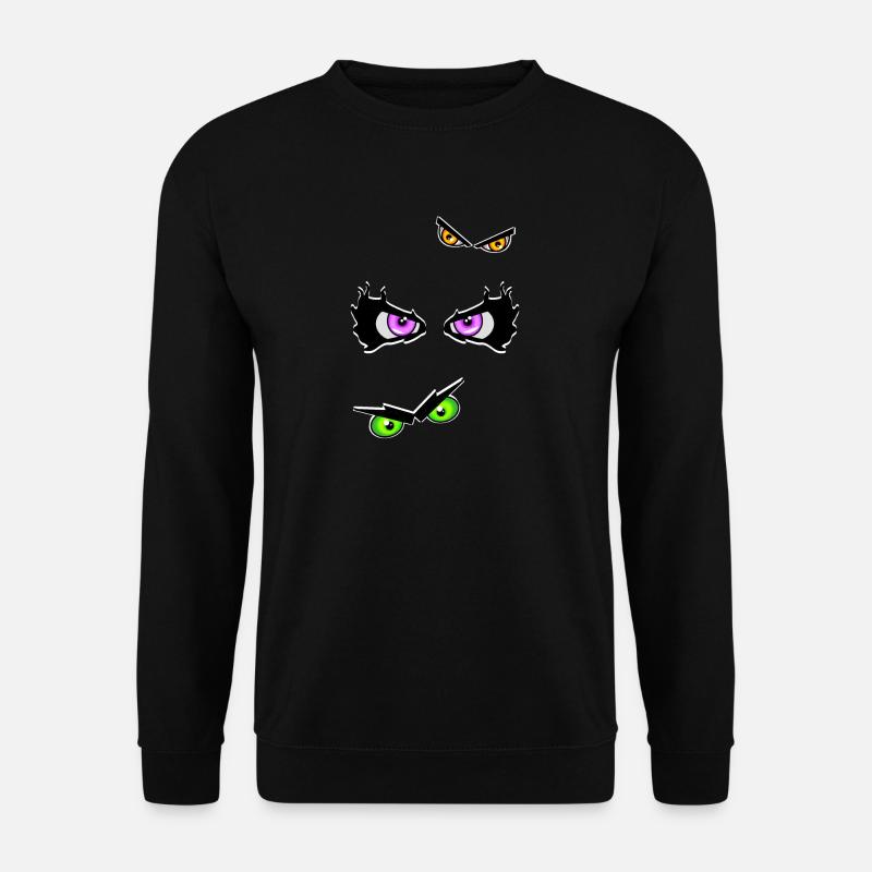 Halloween eyes evil - Unisex Sweatshirt - black