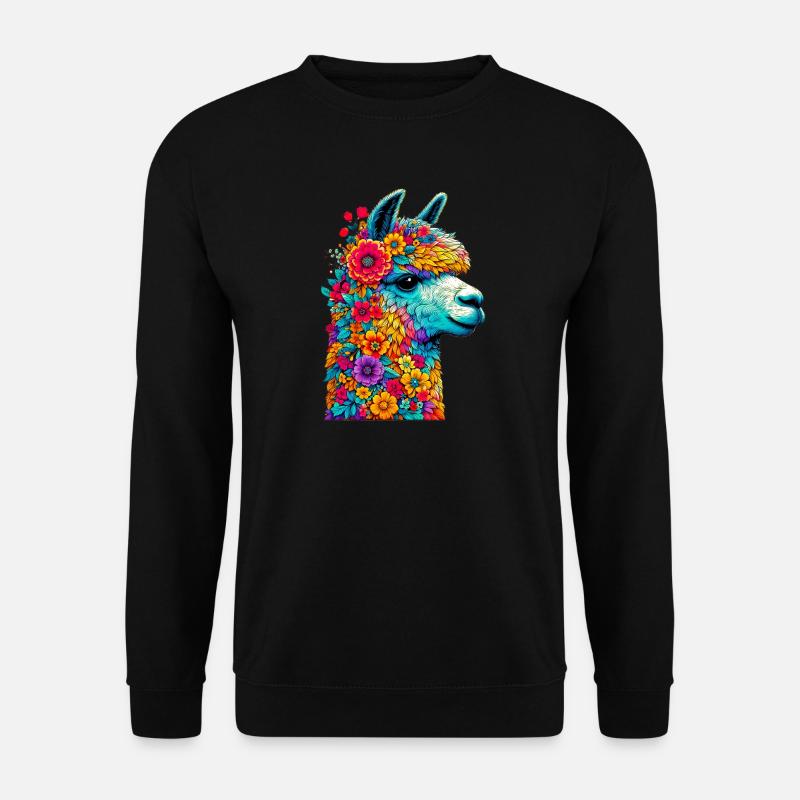 Alpaca - Unisex Sweatshirt - black