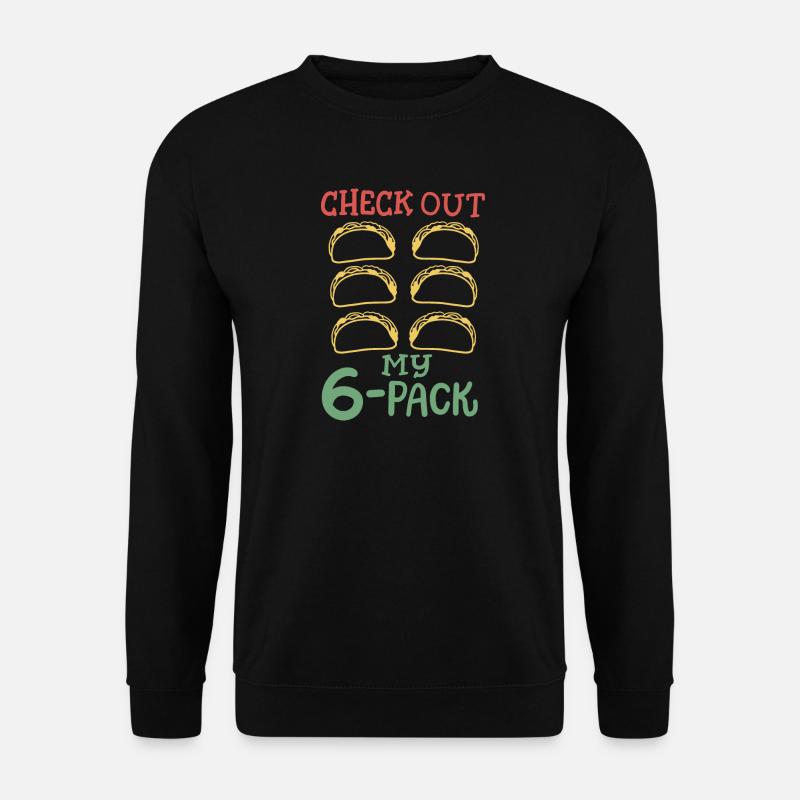 Taco Cinco de Mayo mexikanisch - Unisex Pullover - Schwarz