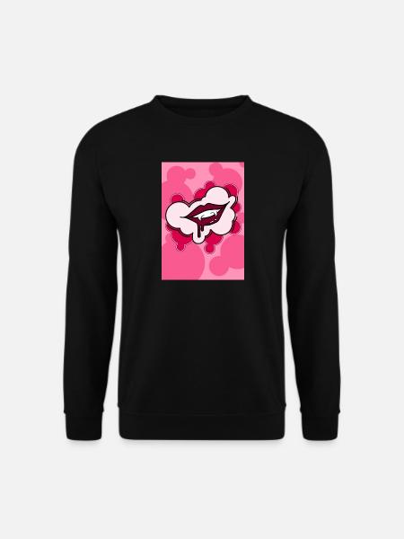 Vampire Kiss - Unisex Sweatshirt - black