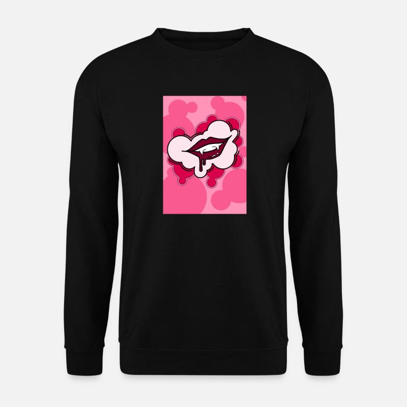 Vampire Kiss - Unisex Sweatshirt - black